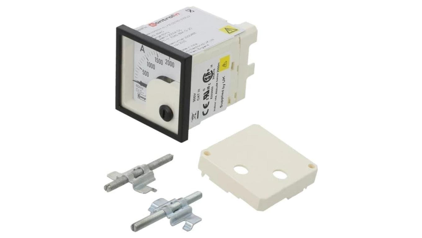 E242-89A-G-20 Amperomierz na panel I DC: 0÷2kA Klasa: 1,5 48x48mm