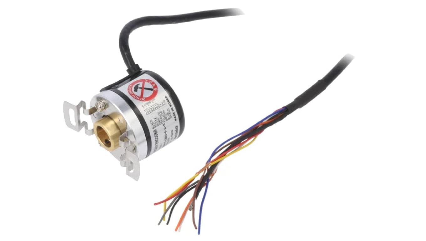 E40H12-2500-6-L-5 Enkoder inkrementalny o rozdzielczości 2500imp/obrót, 5VDC, IP50