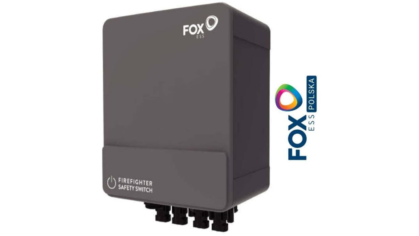 FOXEss S-BOX - przeciwpożarowy wyłącznik bezpieczeństwa, 2 łańcuchy