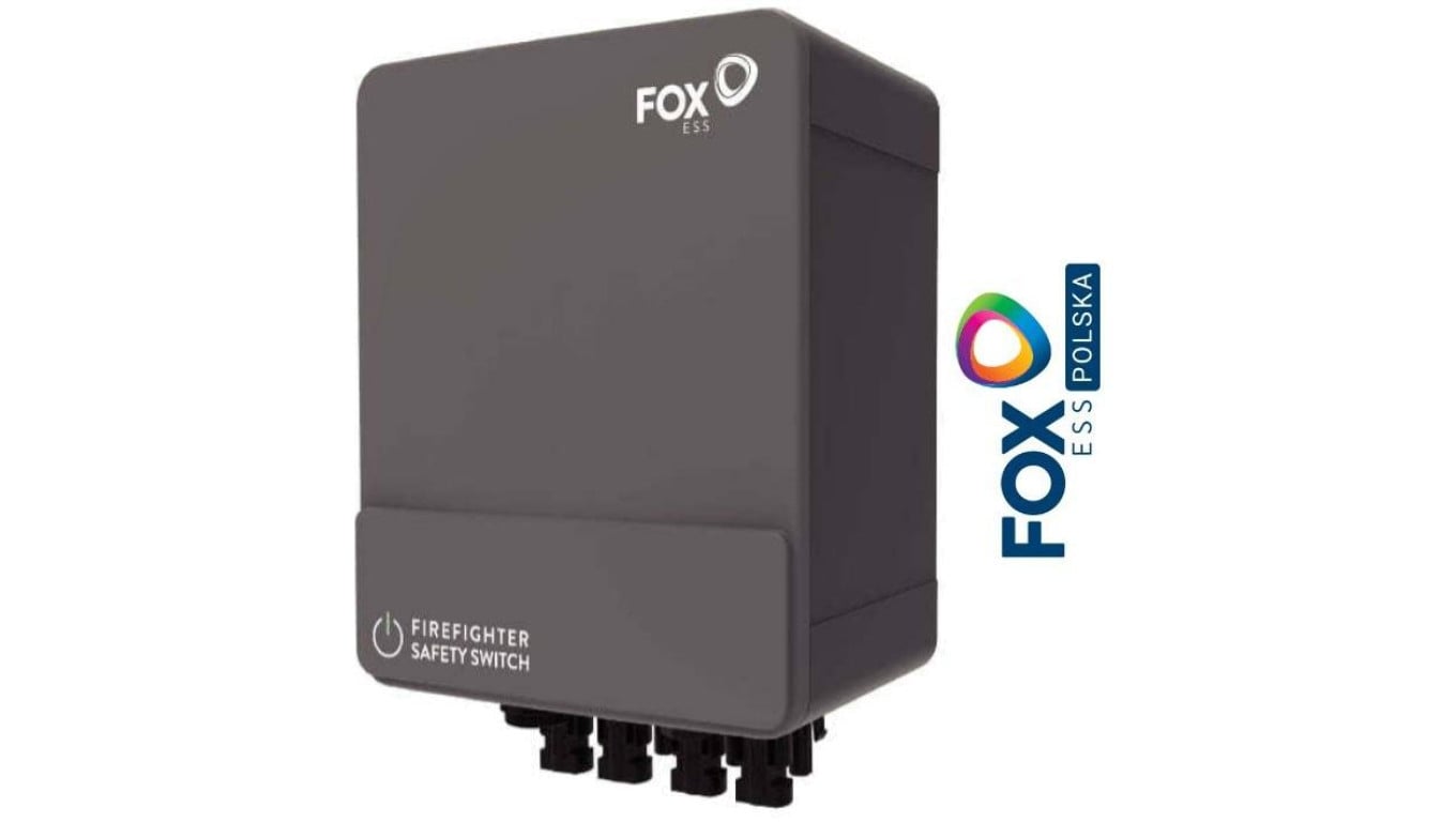 FOXEss S-BOX - przeciwpożarowy wyłącznik bezpieczeństwa, 2 łańcuchy