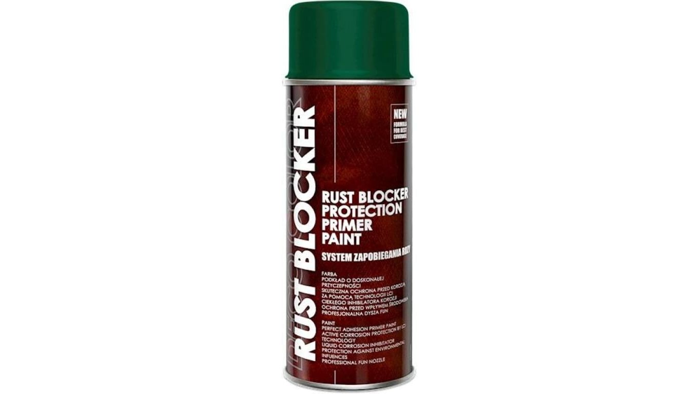 Farba do metalu na rdze zielona RAL 6005 RUST BLOCKER