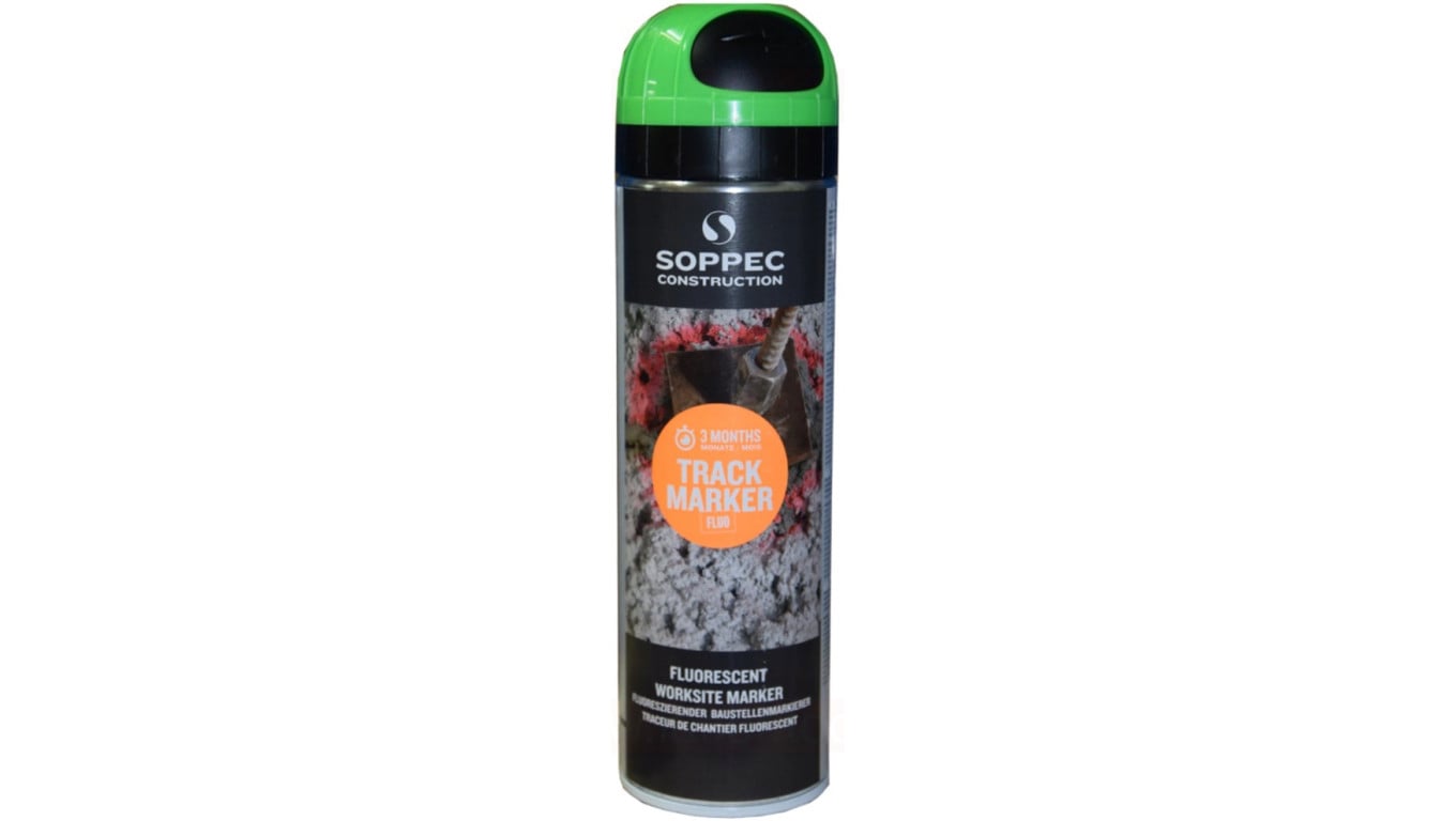 Farba geodezyjna do znakowania spray zielona SOPPEC Track Marker