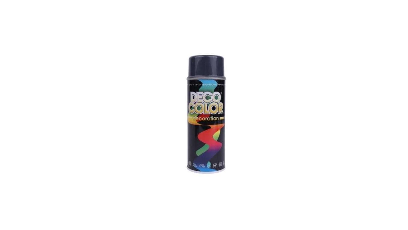 Farba w sprayu antracyt do metalu drewna 7016 Decoration RAL7016