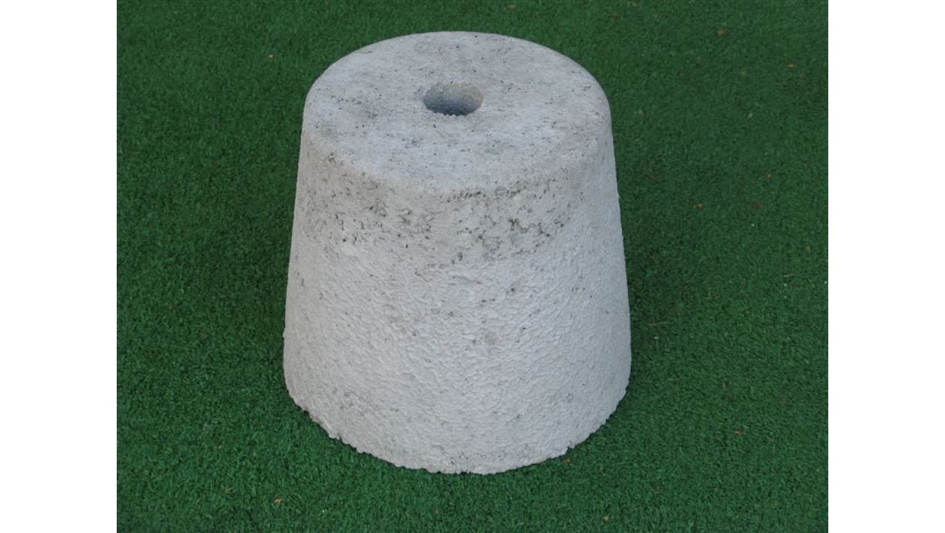 Fundament Mały_wysokość: 19 cm, średnica górna: 18 cm, średnica dolna: 22 cm, waga: 13 kg_0438621