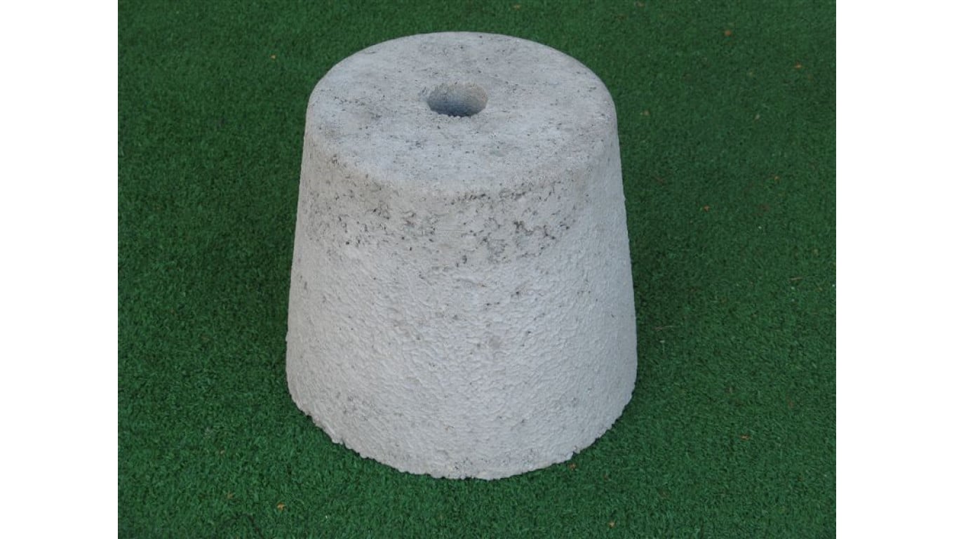 Fundament Mały_wysokość: 19 cm, średnica górna: 18 cm, średnica dolna: 22 cm, waga: 13 kg_0438621