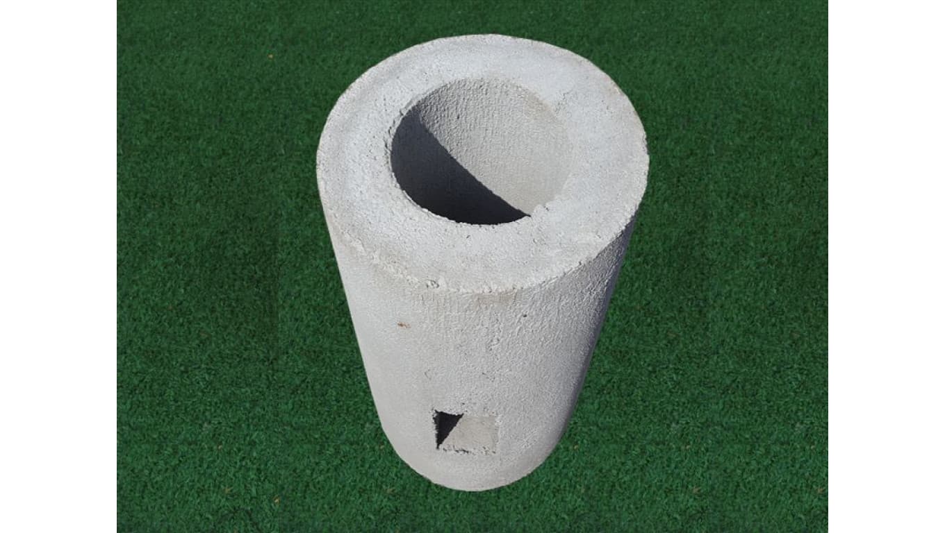 Fundament Maxi_wysokość: 60 cm, średnica zewn: 28 cm, średnica wewn: 15 cm, waga: 60 kg_0438621