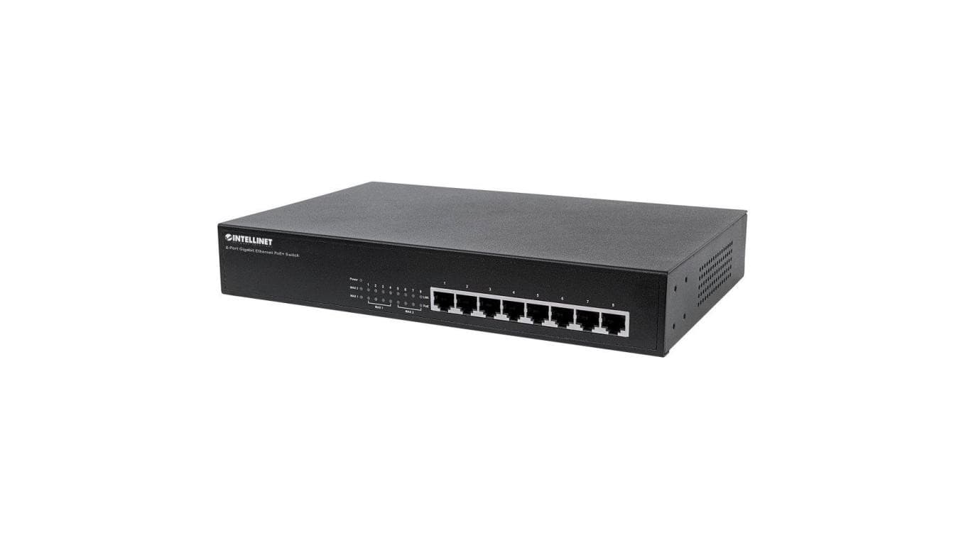 Gigabit Switch 8X 10/100/1000 RJ45 Poe+ 140W 19Rack 560641