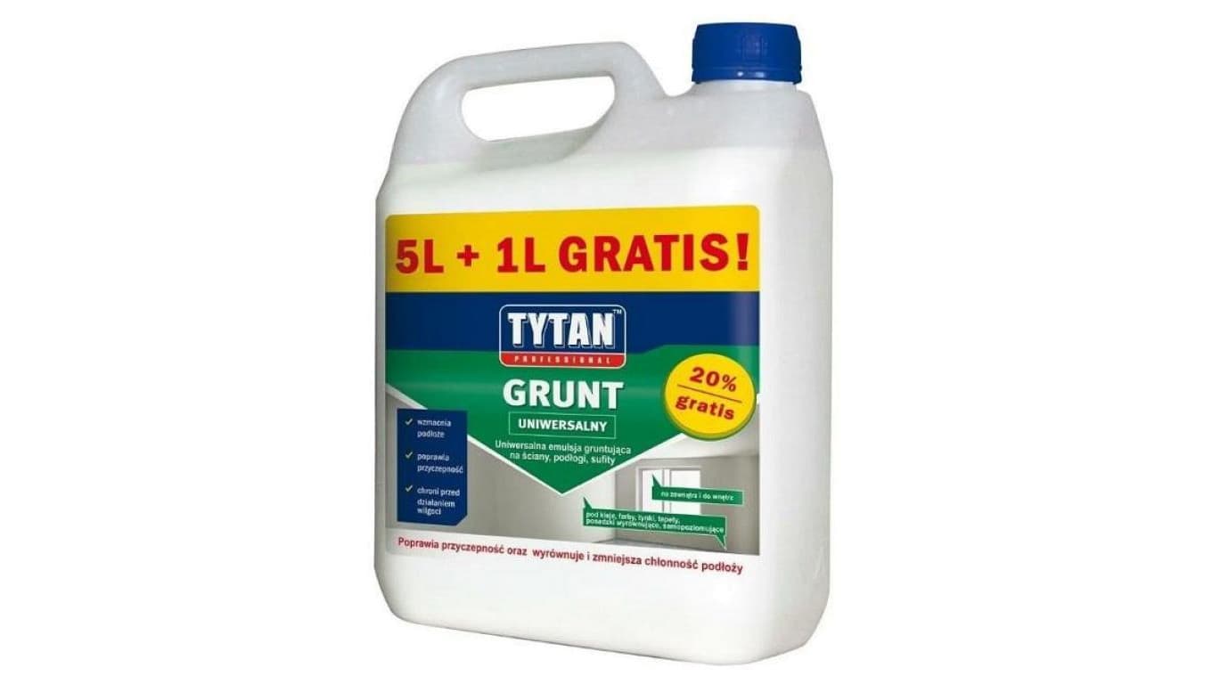 GRUNT TYTAN 6L-EMULSJA GRUNTUJĄCA