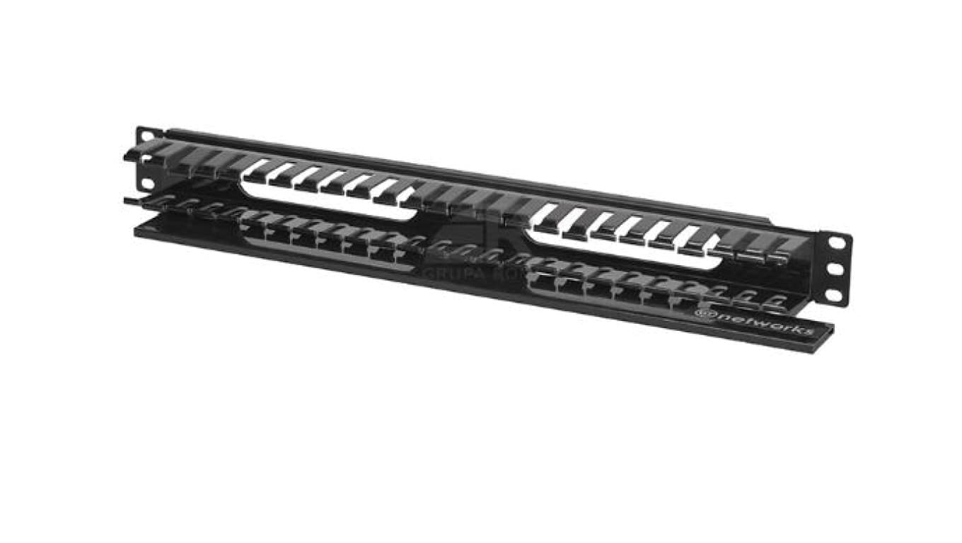 GT Networks Organizator kabli 19 1U pokrywa 44mm czarny