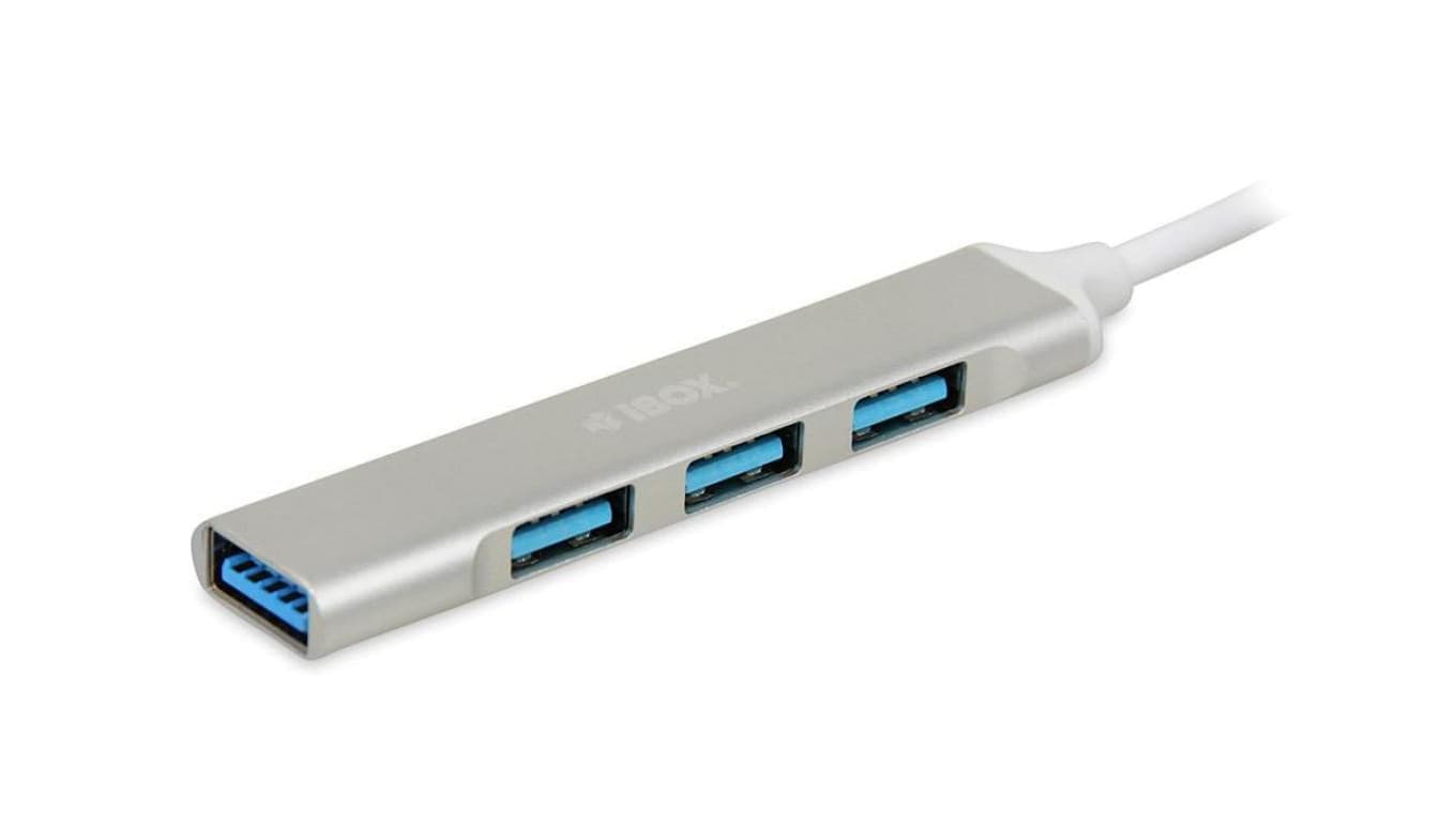 HUB I-BOX 4-PORTOWY USB3.0 + USB 2.0, SLIM