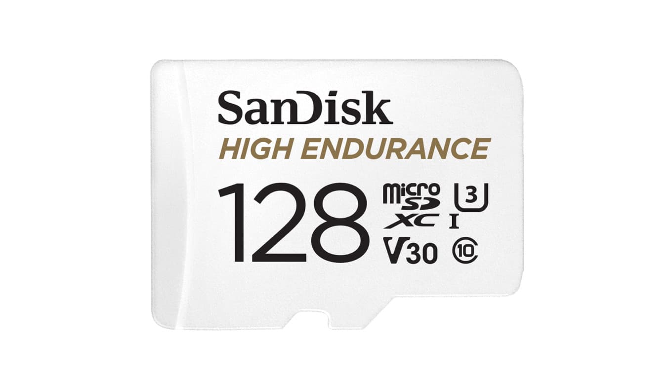 High Endurance microSDXC 128GB V30 z adapterem (rejestratory i monitoring)