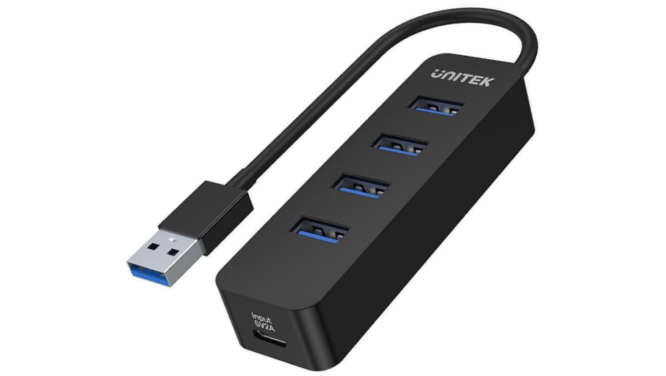 Hub USB Unitek H1117A 4 porty USB-C na USB 3.1 aktywny 10W
