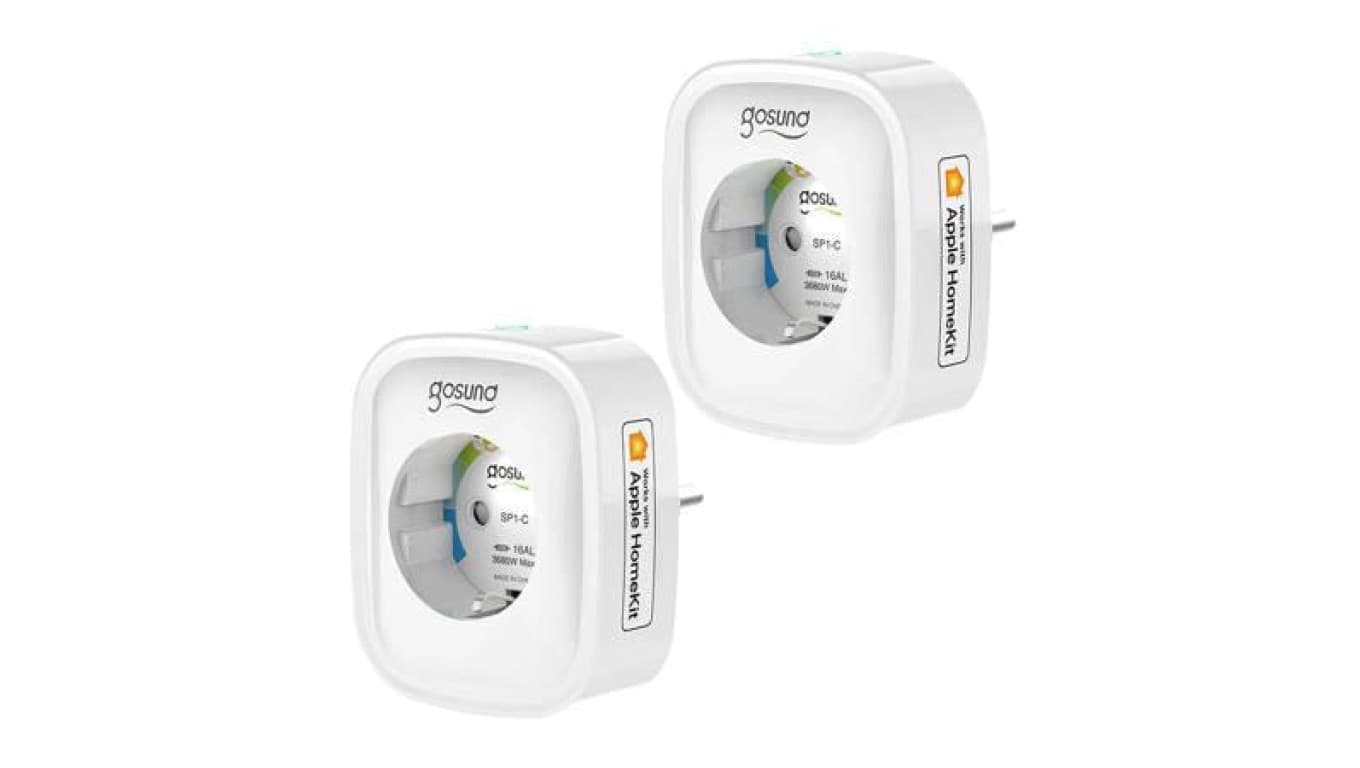 Inteligentne gniazdko WiFi Gosund SP1-H, 2 sztuki (HomeKit) (dwupak)