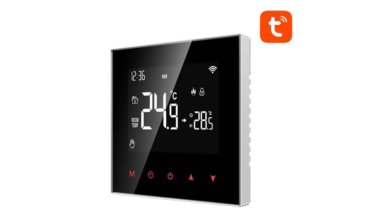 Inteligentny termostat Avatto ZWT100 podgrzewacz wody 3A ZigBee TUYA