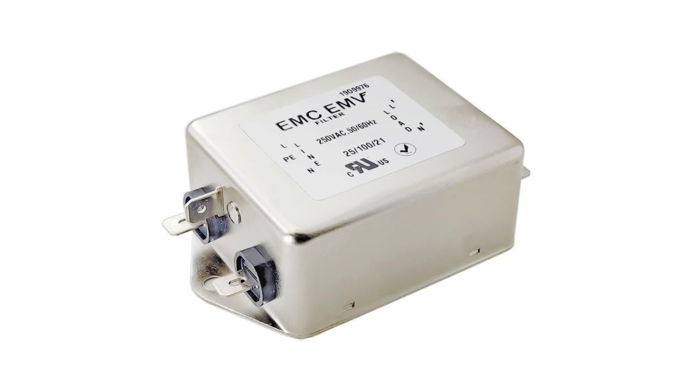 Jednofazowy filtr EMI Akyga EMC EMV EN2030-20-F 20A 120-250VAC 50/60Hz