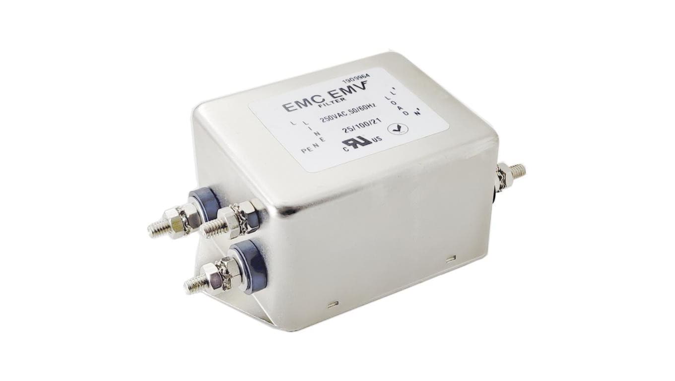 Jednofazowy filtr EMI Akyga EMC EMV EN2030-20-S 20A 120-250VAC 50/60Hz
