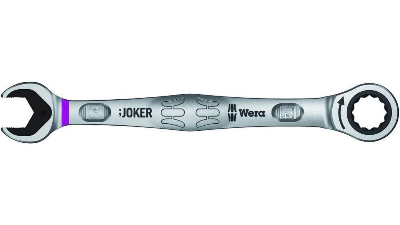 KLUCZ PŁASKO-OCZKOWY Z GRZECHOTKĄ JOKER 14