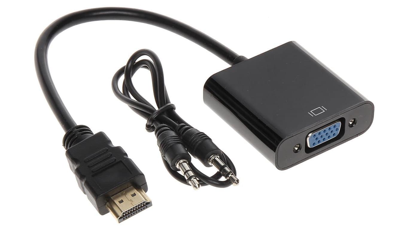 KONWERTER HDMI/VGA+AU-ECO-3