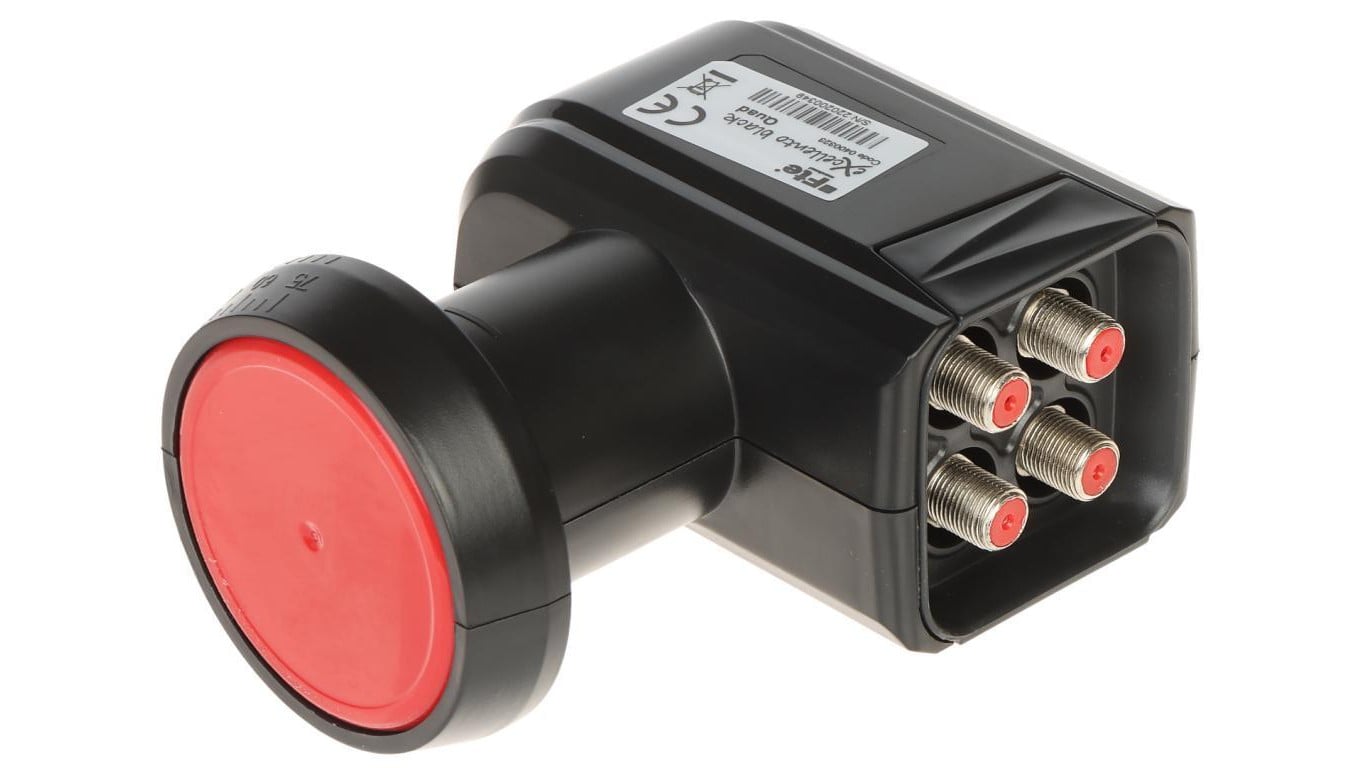 KONWERTER TV-SAT KONW/QUAD-BLACK-FTE eXcellento