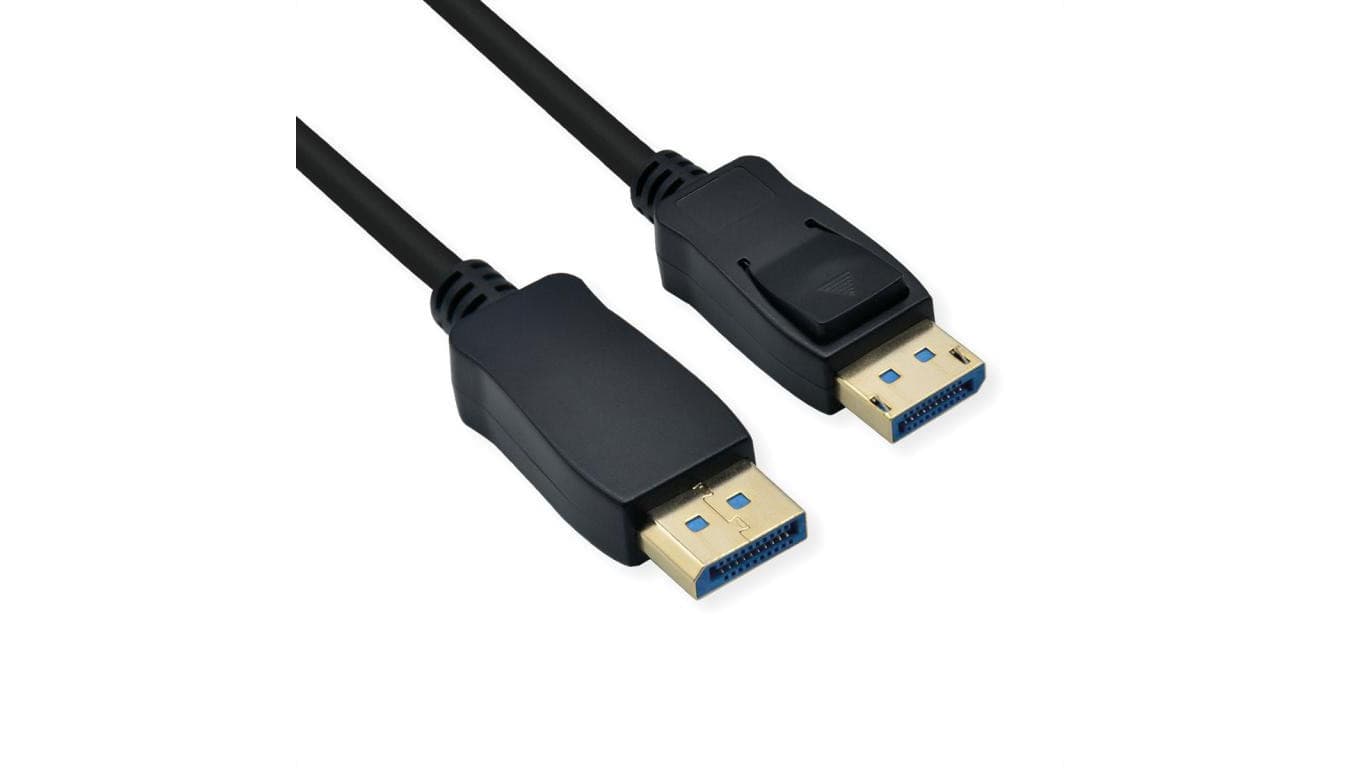 Kabel ROLINE DisplayPort, v2.0, DP M - M, czarny, 3 m