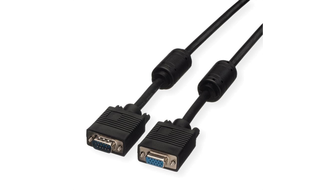 Kabel ROLINE VGA HD15 ST - BU z rdzeniem ferrytowym, 2 m