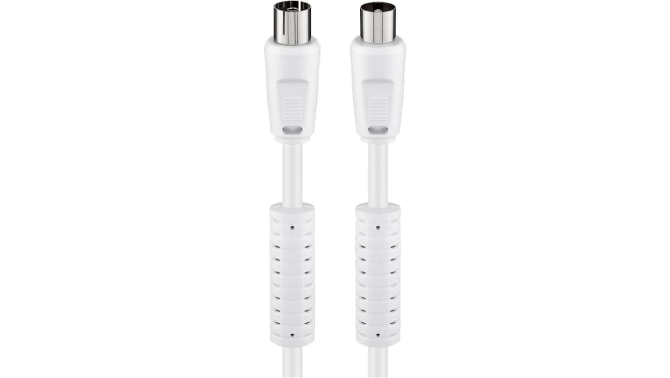 Kabel antenowy (80 dB), filtr ferrytowy, podwójne ekranowanie - Długość kabla 3.5 m