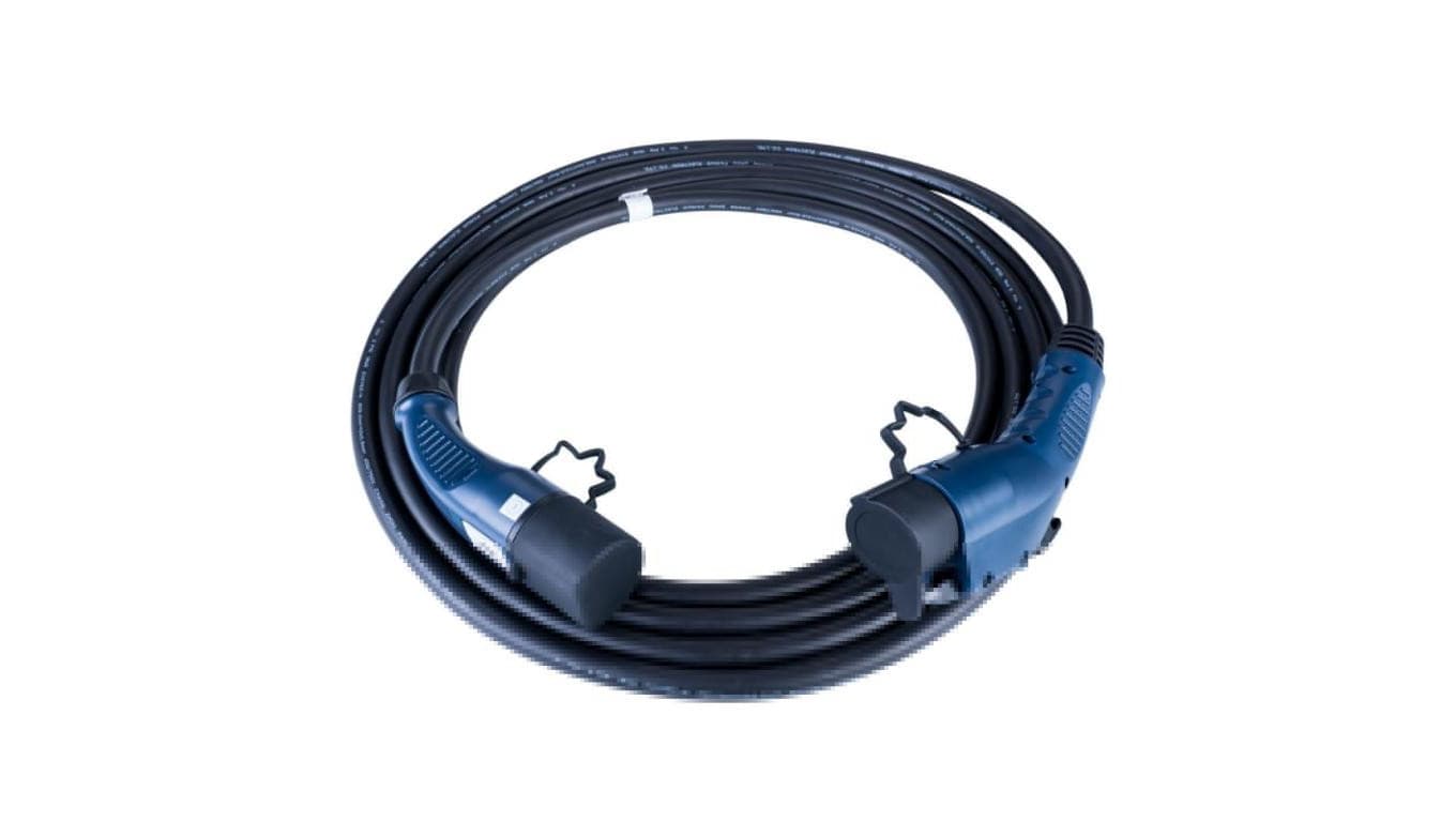 Kabel do ładowania samochodów elektrycznych Akyga AK-EC-08 Type2 / Type1 1-faza 32A 7.2kW 6m