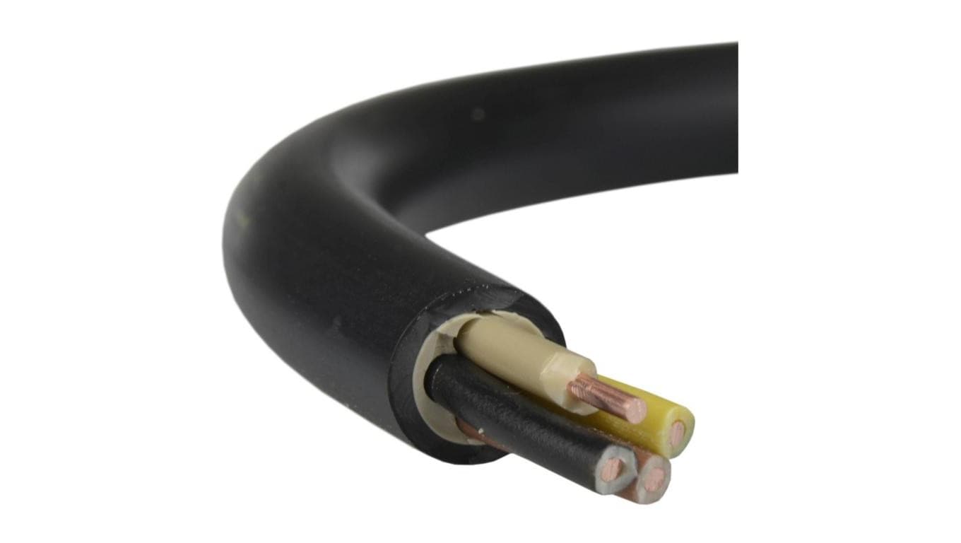 Kabel prądowy YKY 0,6/1kV 4x6 drut do ziemi Elektrokabel /50m/