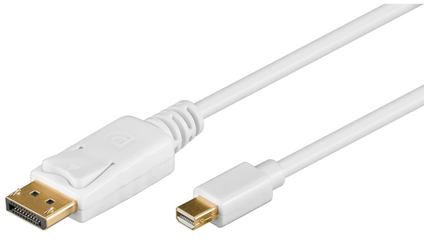 Kabel przejściowy mini DisplayPort 1.2, pozłacany - Długość kabla 1 m