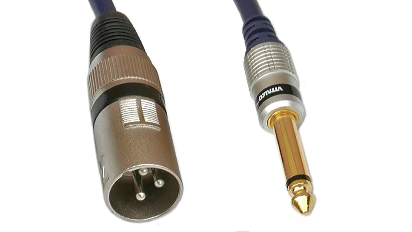 Kabel przyłącze wtyk XLR / wtyk Jack 6,3 mono MK34 3,0m