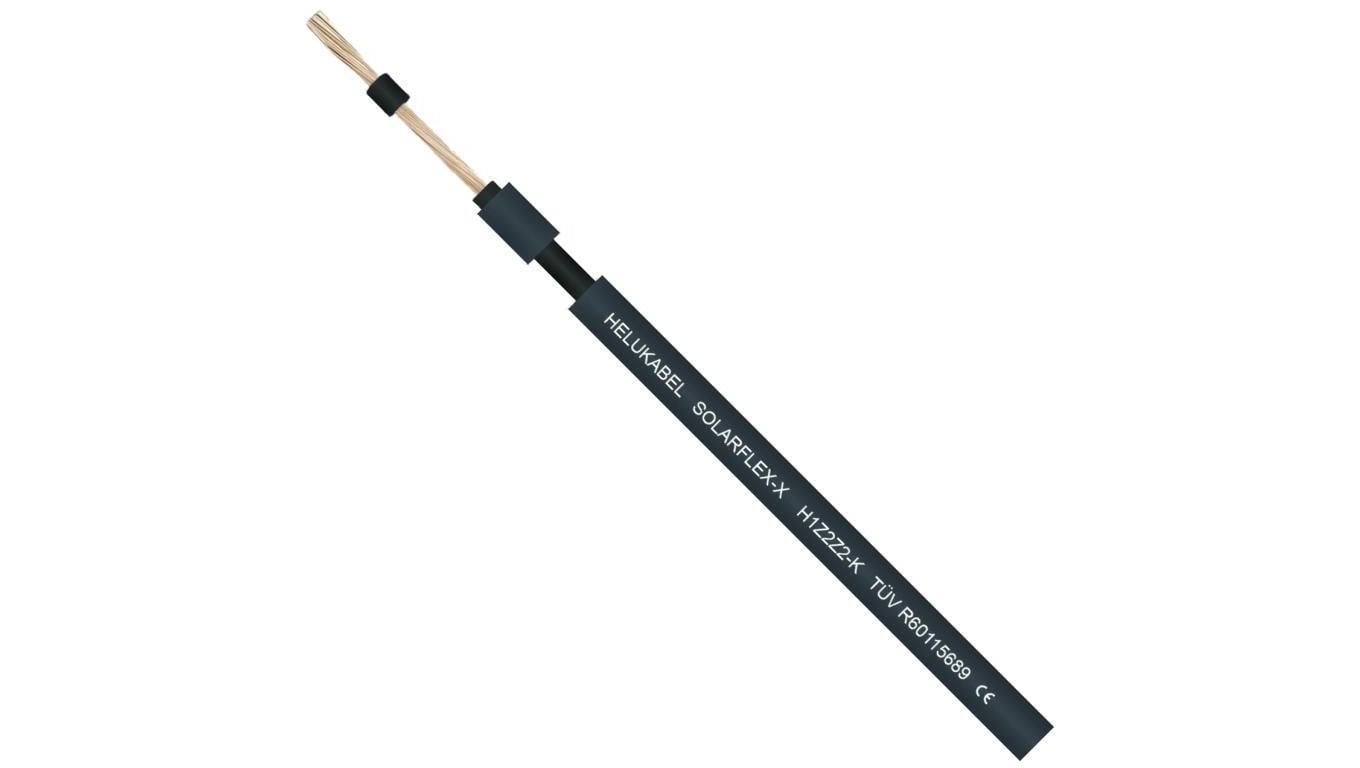 Kabel solarny H1Z2Z2-K PV1-F 1,0/1,5kV 10 czarny LSOH zewnętrzny, do ziemi Helukabel /500m/