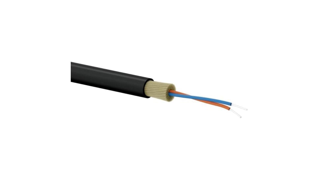 Kabel światłowodowy OS2 abonencki FTTx, 4J, SM 9/125, LSOH, czarny ALANTEC /1000m/