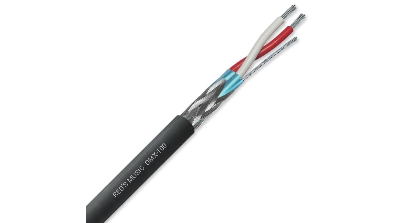 Kabel symetryczny DMX 2x0,25mm² 110 Ohm DMX-100 /100m/