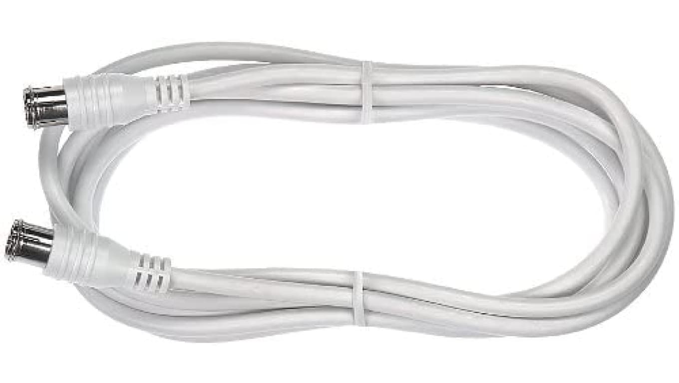 Kabel sznur 2,5m wtyk telewizyjny QUICK-FIX PREMIUM SAK 251-02
