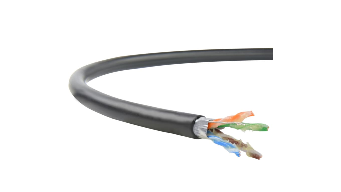 Kabel zewnętrzny żelowany FTPw kat.5e F/UTP 4x2x0,5 /500m/