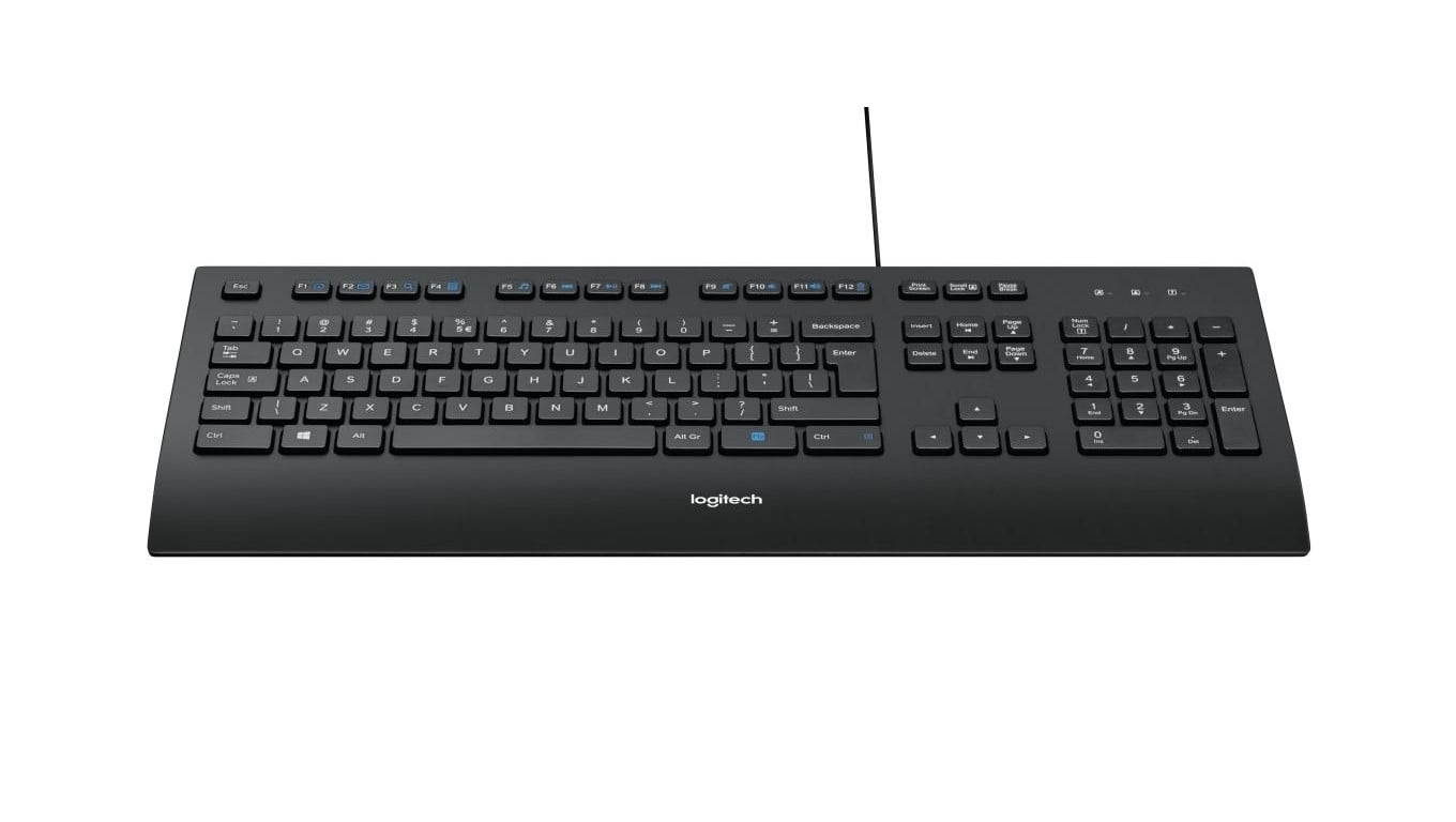 Klawiatura Logitech 920-005217 (USB 2.0 kolor czarny)