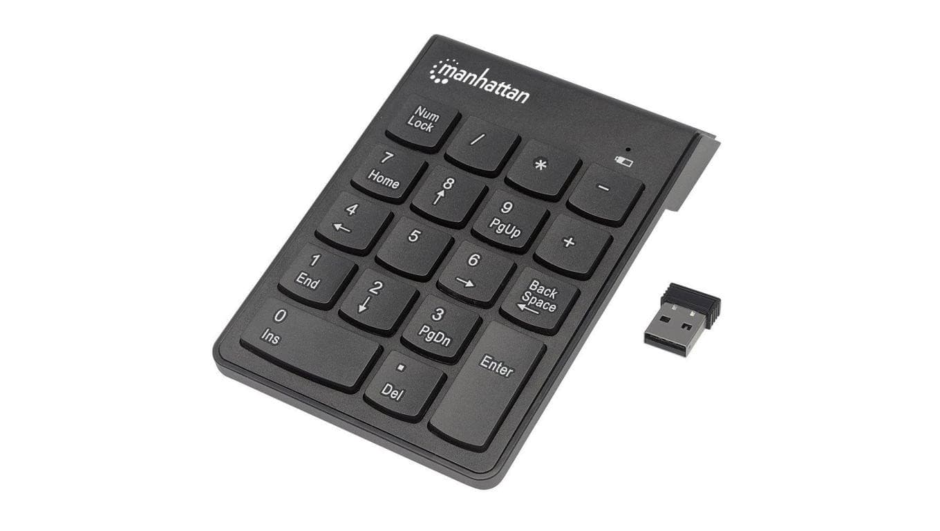 Klawiatura Numeryczna Keypad Bezprzewodowy 18 Klawiszy Slim