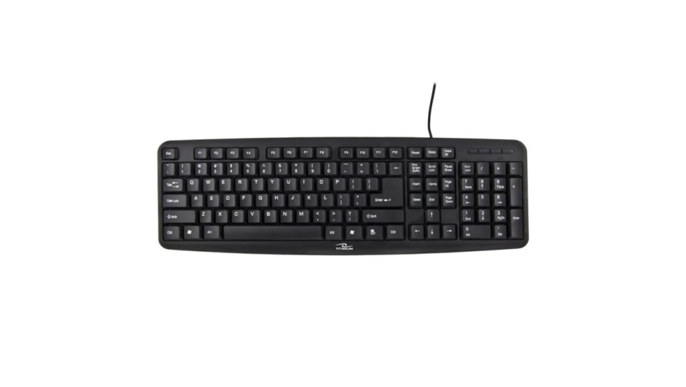 Klawiatura TITANUM TK102 (PS/2 (US) kolor czarny)