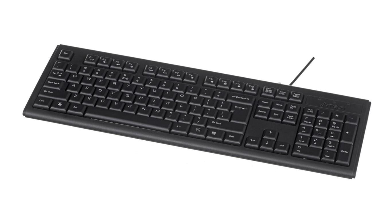 Klawiatura membranowa A4 TECH KR-83 A4TKLA42925 (USB 2.0 (US) kolor czarny)