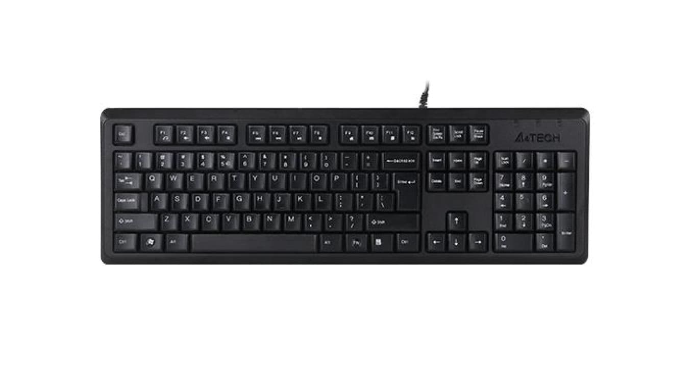 Klawiatura membranowa A4 TECH KR-92 A4TKLA46007 (USB 2.0 (US) kolor czarny)