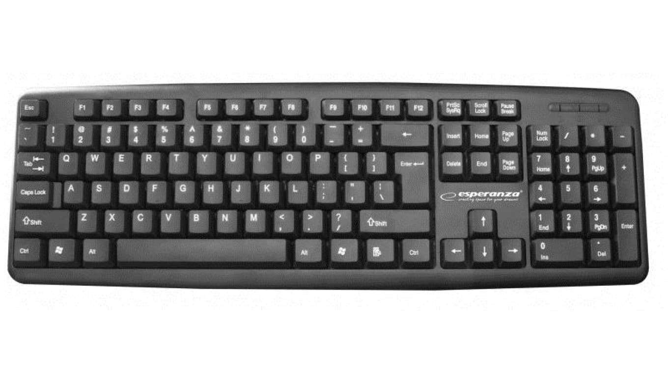 Klawiatura membranowa Esperanza AMARILLO EK134 (USB 2.0 (EU) kolor czarny)