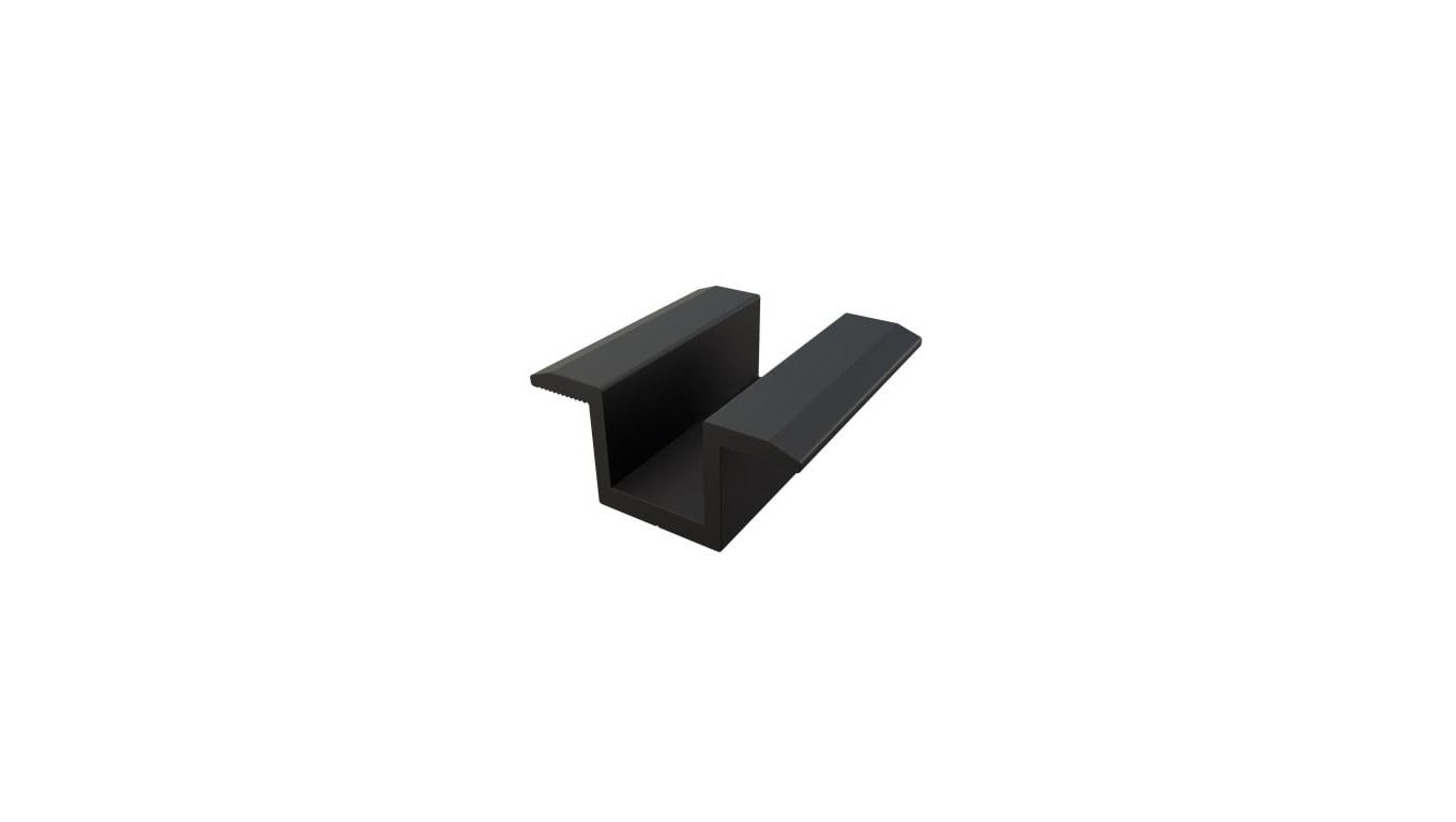 Klema środkowa 4mm czarny lakier