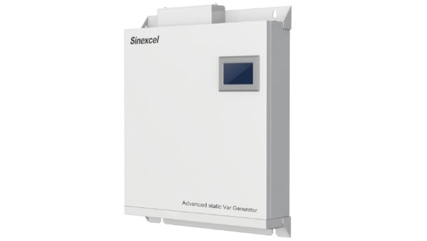 Kompensator aktywny mocy biernej Sinexcel z funkcją redukcji harmonicznych serii ASVG 50kVar P5 Ultra montaż naścienny IP20
