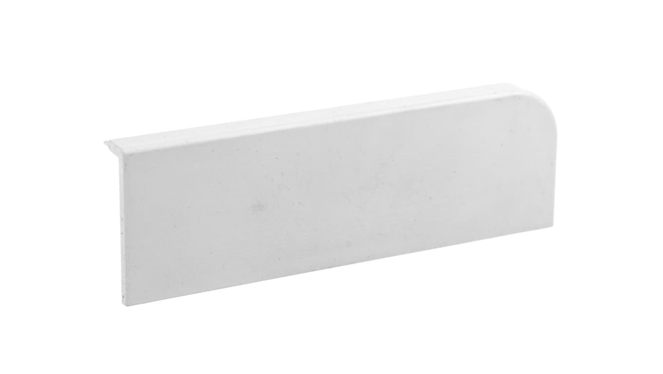 Końcówka listwy 25mm 80x kremowo-biały 8821 P