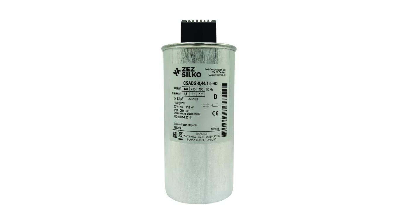 Kondensator 1,5kvar 440V Cn=3x8,22µF In=3x1,97A