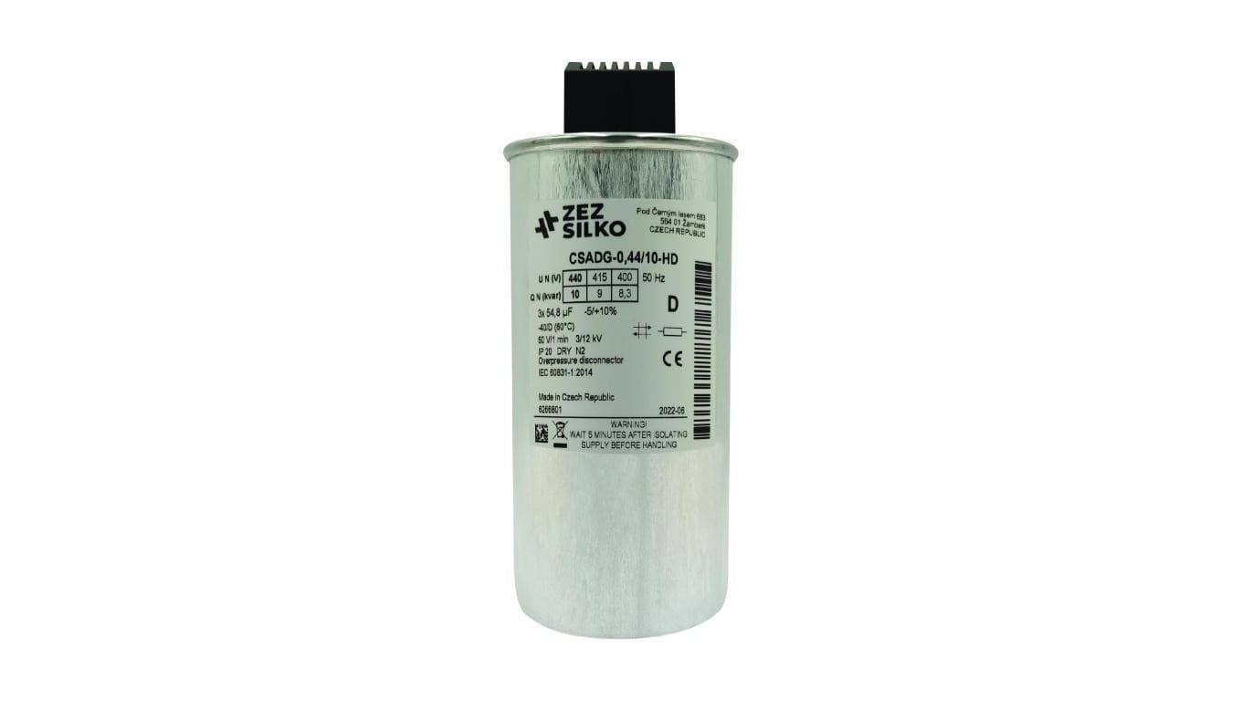 Kondensator 10kvar 440V Cn=3x54.8µF In=3x13,1A