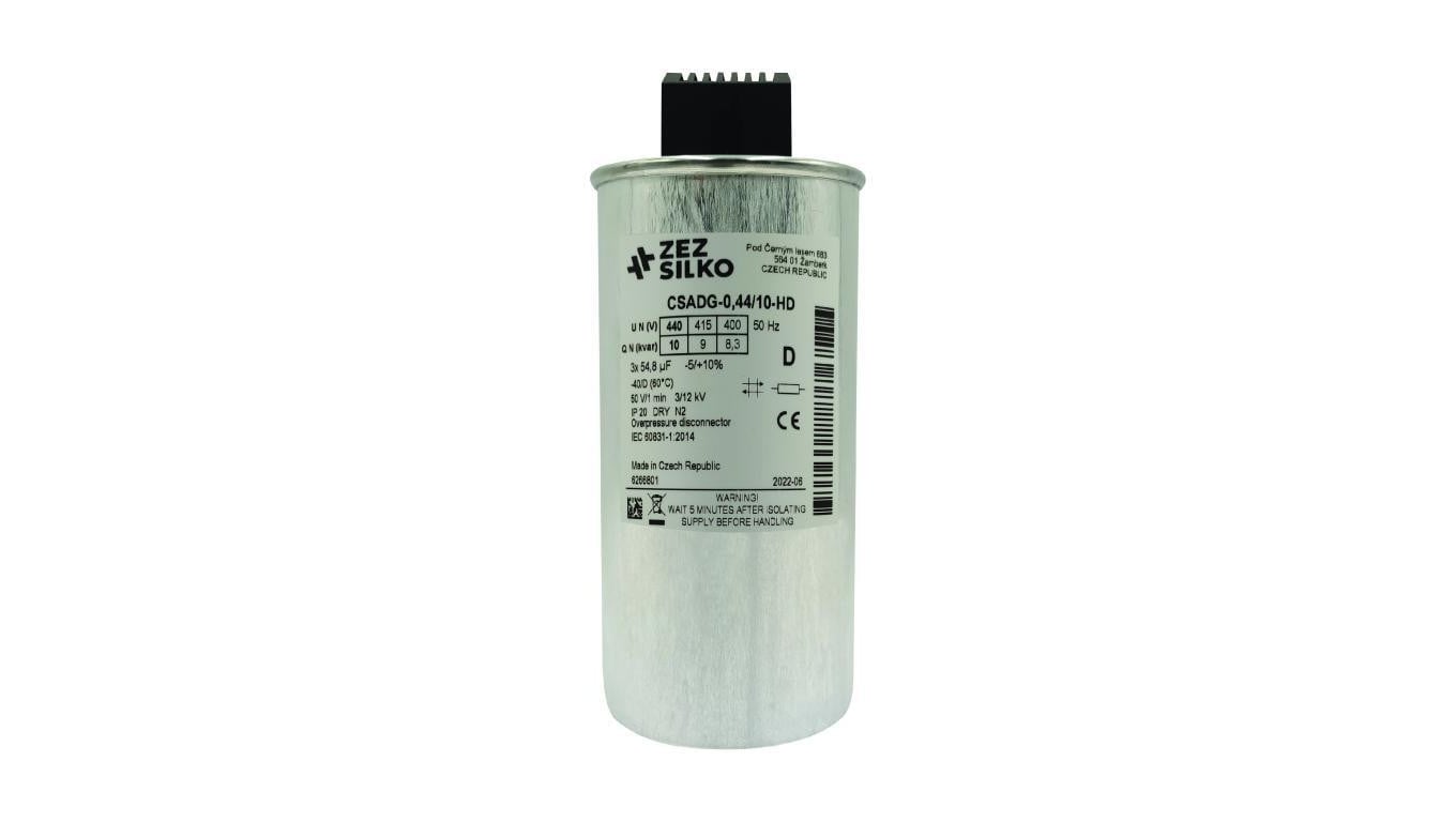 Kondensator 10kvar 440V Cn=3x54.8µF In=3x13,1A