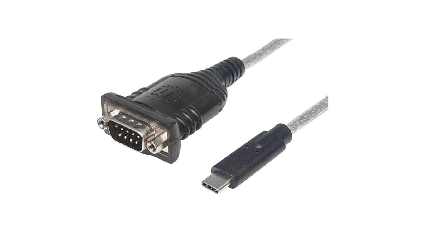 Konwerter Adapter USB-C na RS232/COM/DB9 na Kablu 45cm