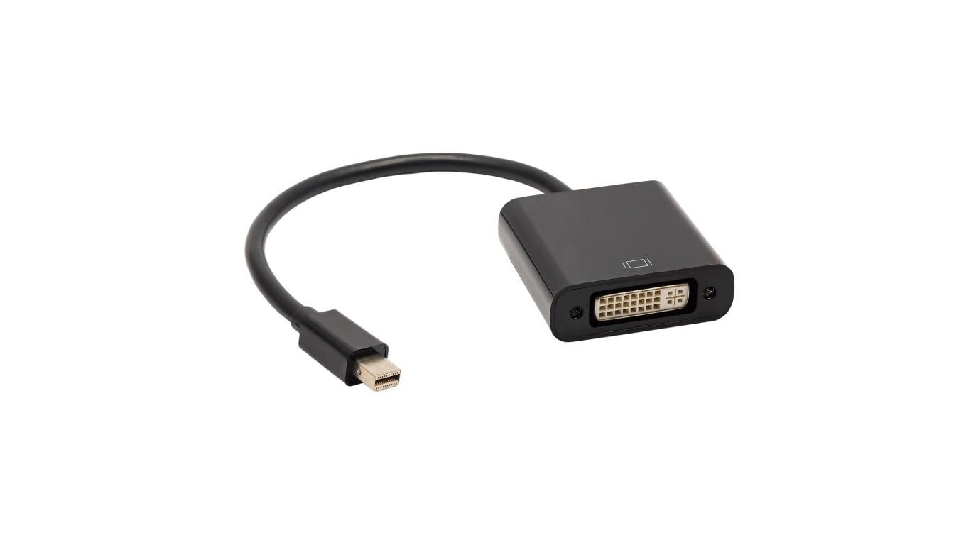 Konwerter adapter z kablem Akyga AK-AD-37 mini DisplayPort (m) / DVI 24+5 pin (f) 15cm