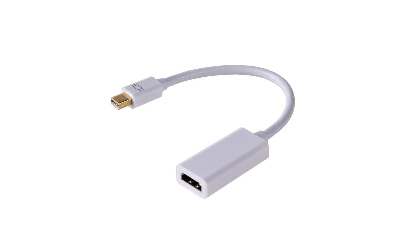 Konwerter adapter z kablem Akyga AK-AD-38 mini DisplayPort (m) / HDMI (f) 15cm